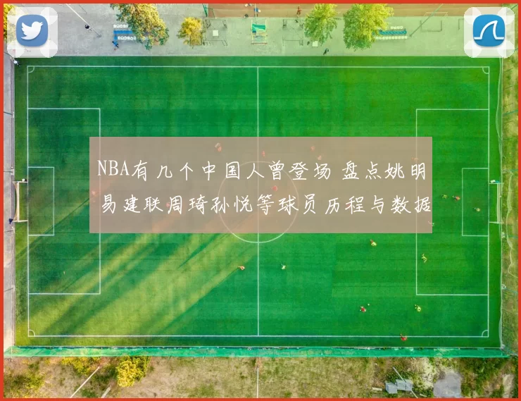 NBA有几个中国人曾登场 盘点姚明易建联周琦孙悦等球员历程与数据
